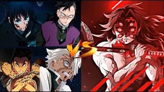 Kokushibo vs Gyomei Sanemi Tokito Genya II Full Battle - Batalla Completa