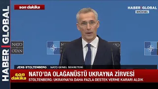 Tarihi NATO Toplantısı Sonrası Stoltenberg'den Flaş Açıklamalar