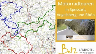 Motorradtouren in Spessart, Vogelsberg und Rhön