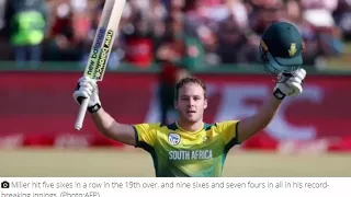 David Miller fastest t20 century 100 of 35 balls