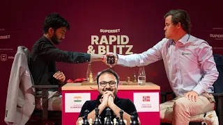 The insane battle between 17-year-old Gukesh vs World no.1 Magnus Carlsen