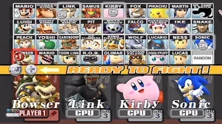 Super Smash Bros. Brawl - All Characters