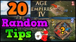 20 Random Tips for Age of Empires 4