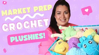 Crocheting Plushies for a WEEK! | Craft Show Prep | Small Business Crochet Edition