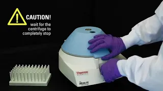 How to use a centrifuge تشغيل جهاز الطرد المركزي في المختبر