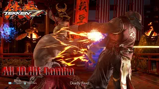 Tekken 7: All 10 Hit Combos (Season 3)