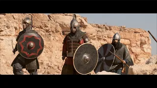 Varangian Guard vs. Muslim Warriors: Norse swear an oath to Byzantine Emperor Basil II Bulgar Slayer