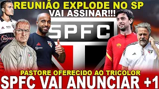 ESPETACULAR!!! SPFC VAI ANUNCIAR ACORDO! REUNIÃO PRA ASSINAR | REFORMA DO MORUMBI AVANÇA | PASTORE