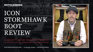 Icon Stormhawk boot review