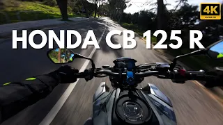 Honda CB 125 R 2022 | 4K Pure POV RAW SOUND | Akrapovic full system exhaust