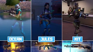 All Bosses, Mythic Weapons & Vault Locations Guide (Ocean, Kit, Jules)! Fortnite Chapter 2 Season 3