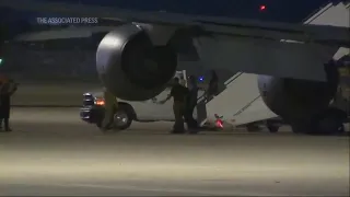 Video appears to show soldier who crossed into North Korea arrive in US