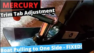 How to Adjust Mercury Outboard Trim Tabs to Save Money!