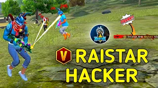 RAISTAR HACKER PRANK🔥!!! 😱 90% Headshot Rate ⚡| Solo Vs Squad Full Gameplay|| Poco x3 Pro🔥📲 FreeFire