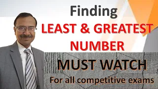 Greatest & Least Number Problems Simplified