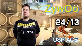 ZywOo CS2 MIRAGE POV （24/13） ￨ USP ACE ￨ (CS2 FACEIT POV) Oct 25, 2023