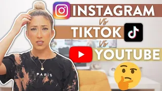 WHICH SOCIAL MEDIA PLATFORM SHOULD YOU BE ON? Instagram vs. TikTok vs. YouTube 🤜💥🤛