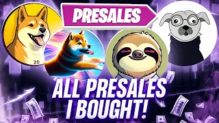 Overview Of All Presales I Bought!🚨 (Crypto Presales)