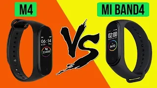 ФИТНЕС БРАСЛЕТ M4 VS MI BAND 4 - СРАВНЕНИЕ, ОБЗОР - АЛИЭКСПРЕСС