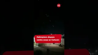 VIDEO: Helicóptero dispara contra casas en operativo por Ovidio Guzmán #milenioshorts