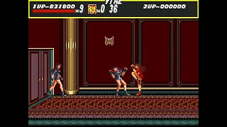 STREETS OF RAGE - Round 8 - HARDEST 2UP (Double Bosses vs Blaze) - No Death