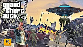 GTA - Alien Invasion Side MissionWalkthrough - Strangers & Freaks - GrandTheft Auto 5 - HD