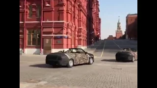 Кабриолеты Aurus впервые замечены в центре Москвы