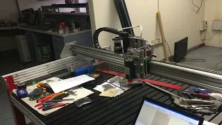 Seeing as xPRO v5 doesn't want to work when needed, installed a complete board using DeskCNC.