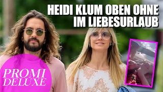 Entspannter Liebesurlaub: Heidi Klum räkelt sich oben ohne am Strand