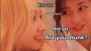 When Momo become *suspicious* and Sana couldn't handle it 😂