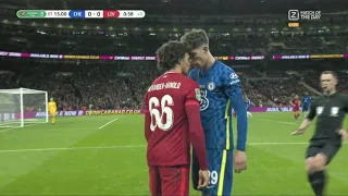 Havertz and Trent fight