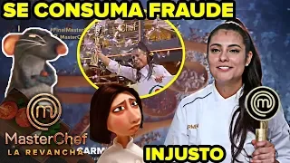 SE CONSUMA FRAUDE por FAVORITISMO. SPOILER CUMPLIDO. MasterChef México 2019 la Revancha