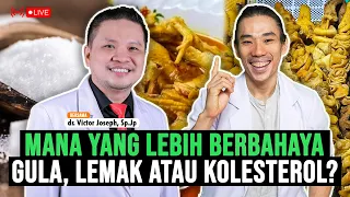 Mana Yang Lebih Berbahaya : Gula, Lemak atau Kolestrol?