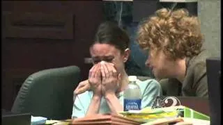 Casey Anthony Cries During Court Recess