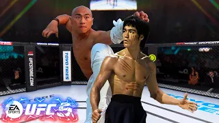 UFC5 Bruce Lee vs Tiger Monk EA Sports UFC 5 PS5