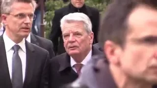 Bundespräsident Joachim Gauck wird in Bautzen als "Volksverräter" beschimpft