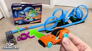 $15 Adventure Force Cyber Raceway (Maisto/Bburago) In-depth Review for Hot Wheels Track Building