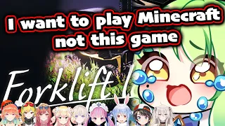 Fauna AI Forklift featured game blame Isaac Newton and Albert Einstein | Ceres Fauna  | 『Hololive』