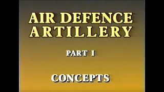 Canadian Forces - Air Defence Artillery: Part 1 - Concepts
