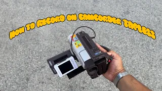 How to record on camcorder TAPELESS