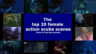 My Top 20 female action scuba scenes in 1 video - [Cliffhanger edition - TV/movies] - check comments