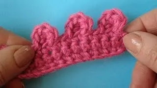 Улиточка Picot crochet  Пико Урок вязание крючком 330