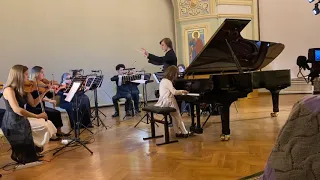Й. Гайдн. Концерт для фортепиано с концертом ре мажор (3часть).