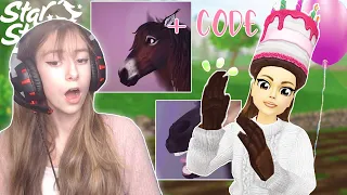 NEW Birthday Code & New Horse Spoiler Update! | Star Stable Online | SSO