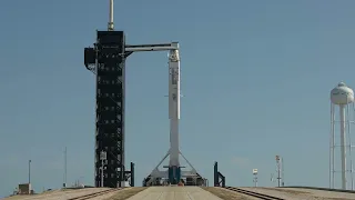 SpaceX Demo-2 rocket rolled out to launch pad