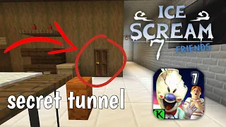 ICE SCREAM 7 SECRET TUNNEL TO EXTRACTION ROOM | ICE SCREAM 7 IN MINECRAFT