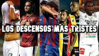 Los 5 Descensos más DOLOROSOS en Liga MX
