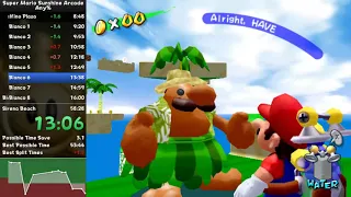 [WR] Super Mario Sunshine Arcade Any% in 56:47