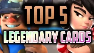 TOP 5 BEST LEGENDARY CARDS YOU NEED TO BUY // Clash Royale Spending Guide for Free to Play Players