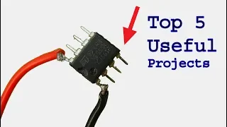 Top 5 useful electronics projects use ne555 timer ic, diy projects